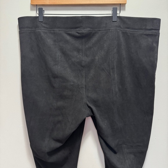 Addition Elle Love & Legend Black Faux Suede Leggings Size 22 - Picture 6 of 12